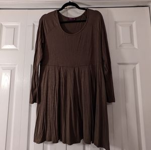 Olive green babydoll dress XXL